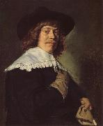 Frans Hals A Young Man with a Glove oil painting artist